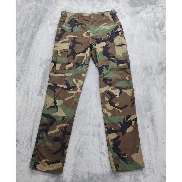 U.S. Military Pants Unisex Small-Regular Camo Woodland Hot Weather Outdoors - Picture 1 of 10